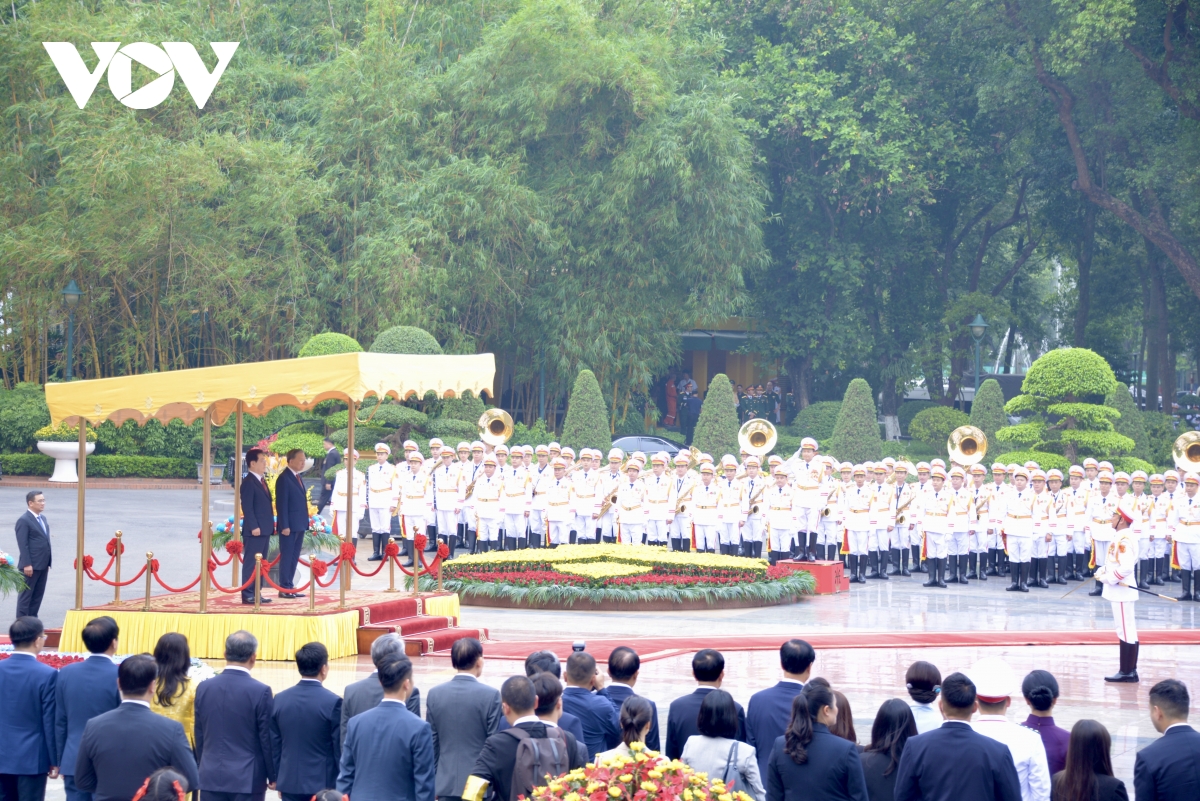 Tổng Bí thư, Chủ tịch nước Tô Lâm chủ trì lễ đón Tổng thống Hàn Quốc Lee Jae Myung